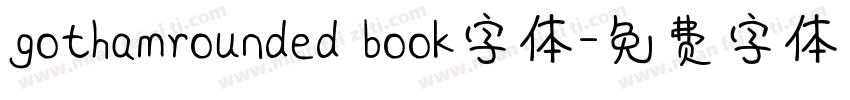 gothamrounded book字体字体转换